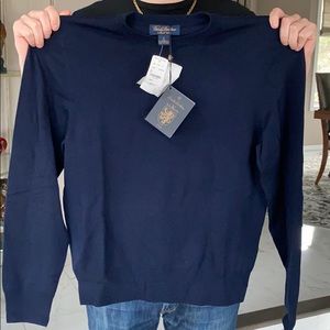 Brooks brothers saxxon wool sweater